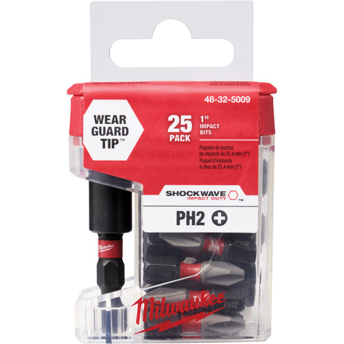 Shockwave Magnetic Bit Tip Holder with Phillips Insert Bits R.M.G. Prévention