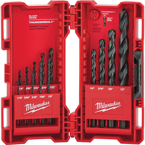 Thunderbolt&reg; Drill Bit Set, 14 Pieces, Steel R.M.G. Prévention