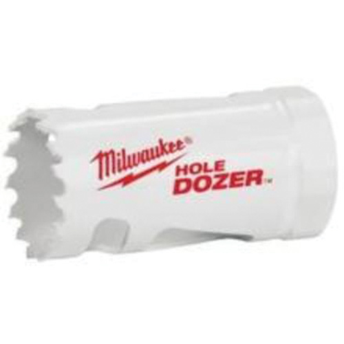 Scie-cloche Hole Dozer avec arbre, 1", Profondeur de la coupe 1-5/8", Bim&eacute;tal R.M.G. Prévention