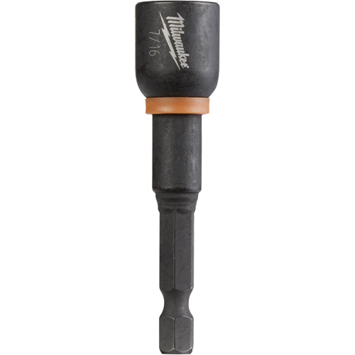 Shockwave Impact Duty Nut Driver, 1/4" Tip, 7/16" Drive, 2-9/16" L, Magnetic R.M.G. Prévention