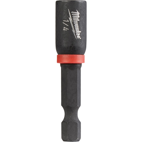 Shockwave Impact Duty Nutsetter, 1/4" Tip, 1/4" Drive, 1-7/8" L, Magnetic R.M.G. Prévention