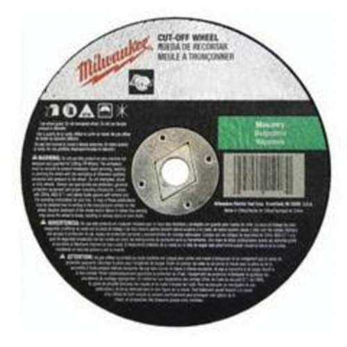 Reinforced Cut-Off Wheels, 7" x 1/8", 5/8" Arbor, Type 1, Silicon Carbide, 8730 RPM R.M.G. Prévention