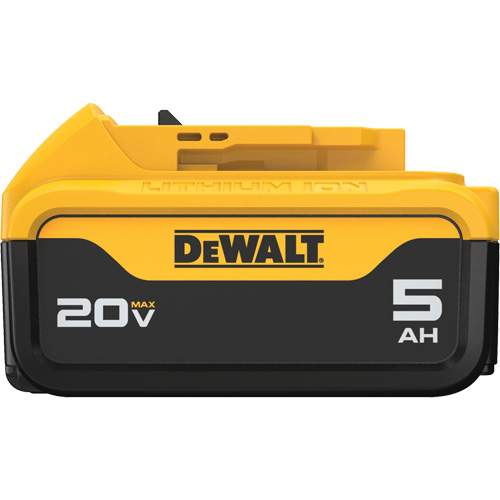 Max XR&reg; Premium Battery Pack, Lithium-Ion, 20 V, 5 A R.M.G. Prévention