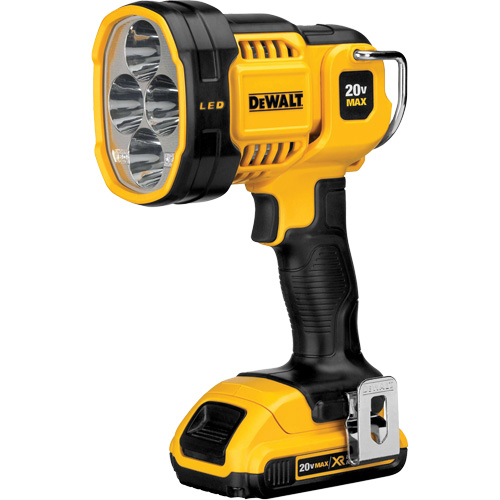 Projecteur &agrave; del pour chantier, DEL, 1000 Lumens, Piles Rechargeable R.M.G. Prévention