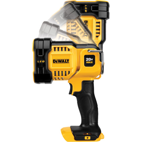 Projecteur &agrave; del pour chantier, DEL, 1000 Lumens, Piles Rechargeable R.M.G. Prévention