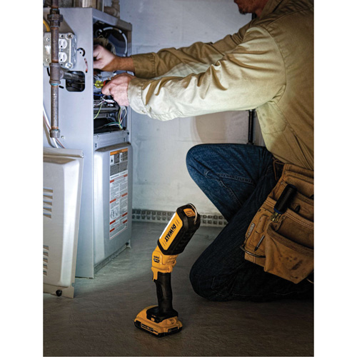 Max Cordless Hand-Held Area Light, LED, 500 Lumens, 3 Hrs. Run Time, Rechargeable Batteries, Not Included R.M.G. Prévention
