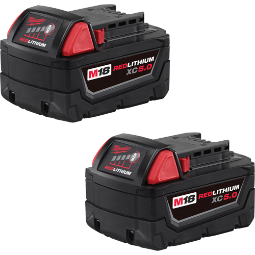 M18 Redlithium Battery Pack, Lithium-Ion, 18 V, 5.0 A R.M.G. Prévention
