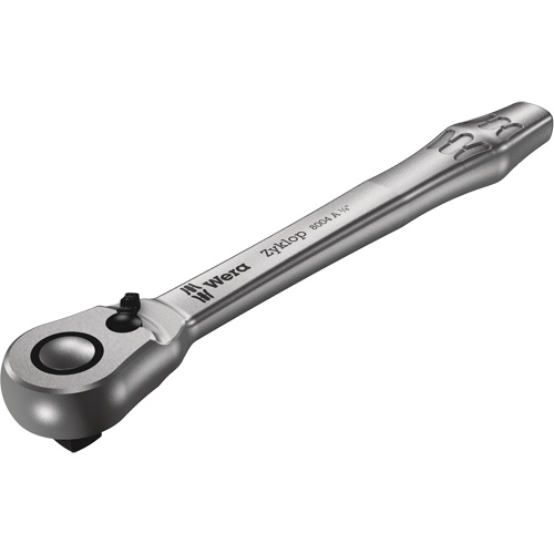 Rochet en m&eacute;tal Zyklop 1/4 m&eacute;trique a/interrupteur &agrave; levier, Prise de 1/4", Poign&eacute;e Ordinaire R.M.G. Prévention