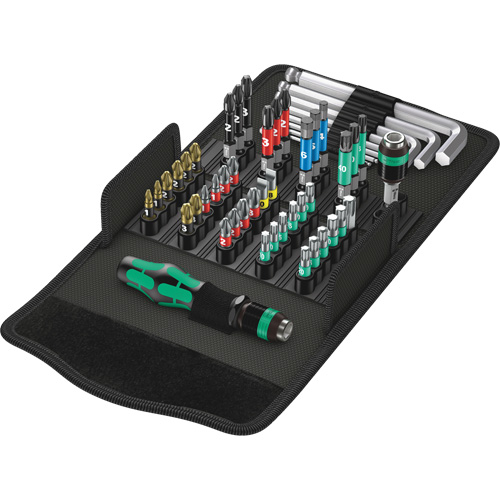 Jeu de tournevis Multi 100 Kraftform Kompakt 52 mcx, 6-1/32" lo, Prise Plastique R.M.G. Prévention