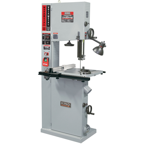 Variable Speed Bandsaw, Vertical, 220 V R.M.G. Prévention