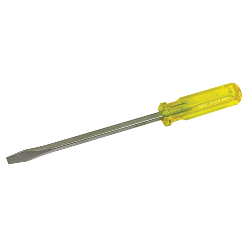 Slotted Screwdriver, 3/8", 12-1/2" L, Plastic Handle R.M.G. Prévention