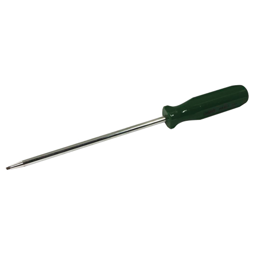 Square Screwdriver, #1 Tip, Round, 12-1/4" L, Plastic Handle R.M.G. Prévention