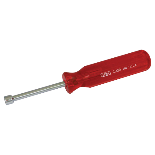 Nut Driver, 1/4" Drive, 6-3/4" L, Non Magnetic R.M.G. Prévention