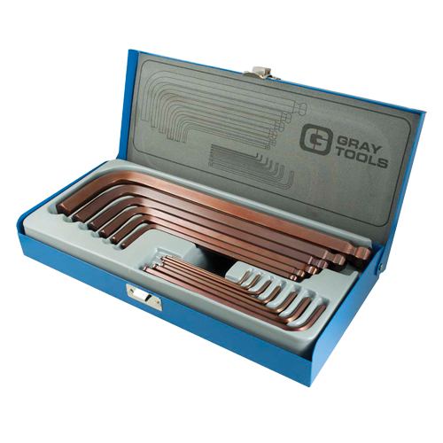 Long Arm Ball Hex Key Set, 13 Pcs., Imperial R.M.G. Prévention