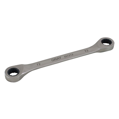 Cl&eacute; &agrave; cliquet polygonale double pour engrenage, 12 pans, 12 mm x 13 mm, Fini Ordinaire R.M.G. Prévention