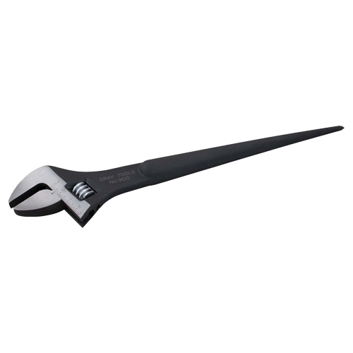 Cl&eacute; charpentier ajustable, 15" lo, la max. 1-3/4", Oxyde noir R.M.G. Prévention