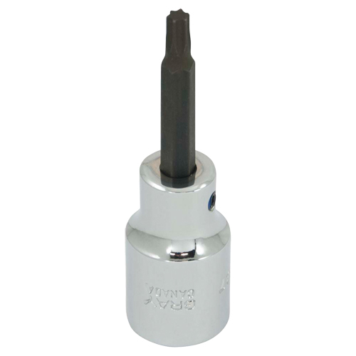 Socket, Torx&reg;, T-27 x 3" L, 1/2" Square Drive Drive R.M.G. Prévention