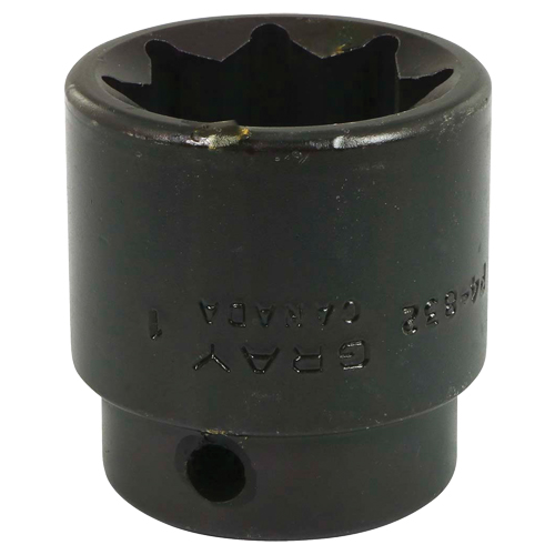 Socket, Impact, 1", 1/2" Drive, 8 Points R.M.G. Prévention