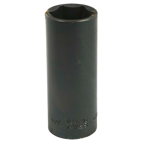 Socket, Impact, 3/4", 3/8" Drive, 6 Points, Deep R.M.G. Prévention