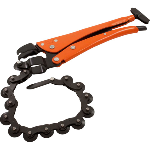 Locking Chain Pipe Cutter Pliers, 12-1/2" Length, Omnium Grip R.M.G. Prévention