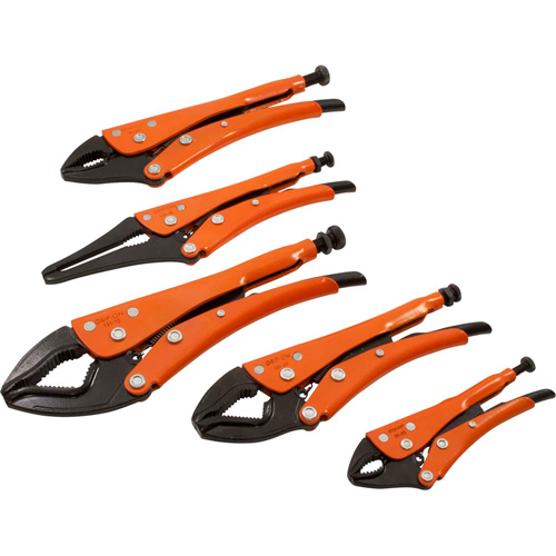 Locking Plier Set, 5 Pieces R.M.G. Prévention