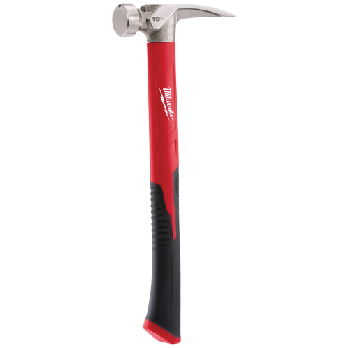 Smooth Face Hammer, 19 oz., Fibreglass Handle, 15-1/4" L R.M.G. Prévention