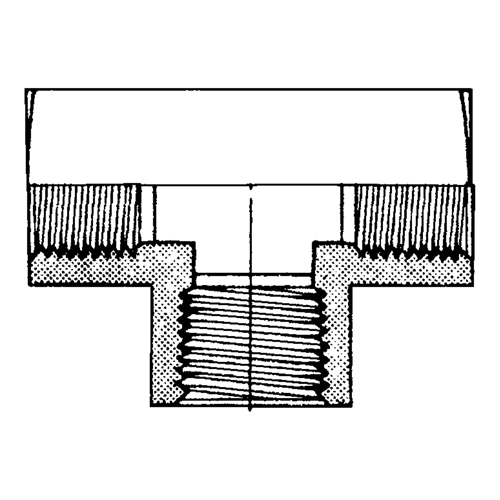 Raccord En T&eacute; Femelle, Laiton, 1/8" R.M.G. Prévention