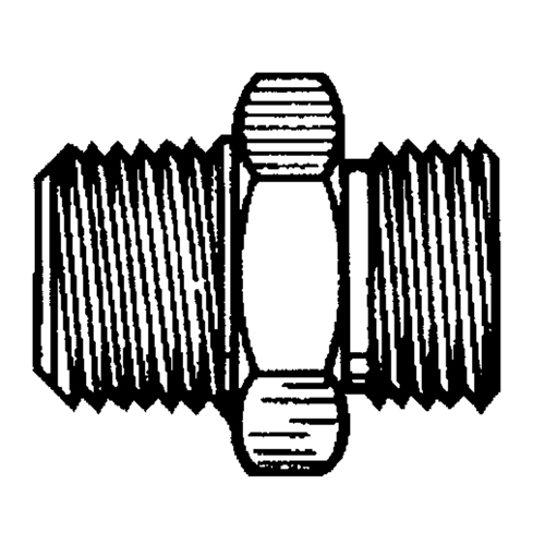 Reducer/Adapter Fitting, 1/4" x 1/8" Dia, Brass R.M.G. Prévention
