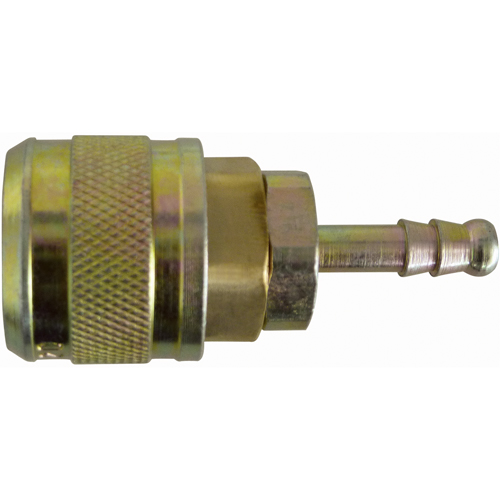 Automax 1/4" Hose Barb Quick Coupler, Brass R.M.G. Prévention