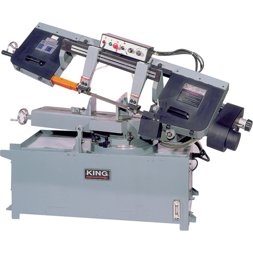 Metal Cutting Swivel Band Saws, Horizontal, Round 9" and  9" x 18" Rectangular Cutting Capacity R.M.G. Prévention