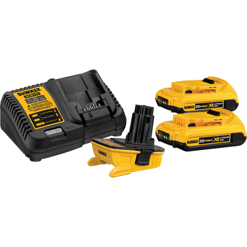 Battery Adapter Kit, Lithium-Ion, 20 V, 2.0 Ah R.M.G. Prévention