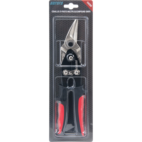 Cisailles &agrave; pivots multiples, Longueur de coupe de 1-3/8", Coupe Gauche R.M.G. Prévention