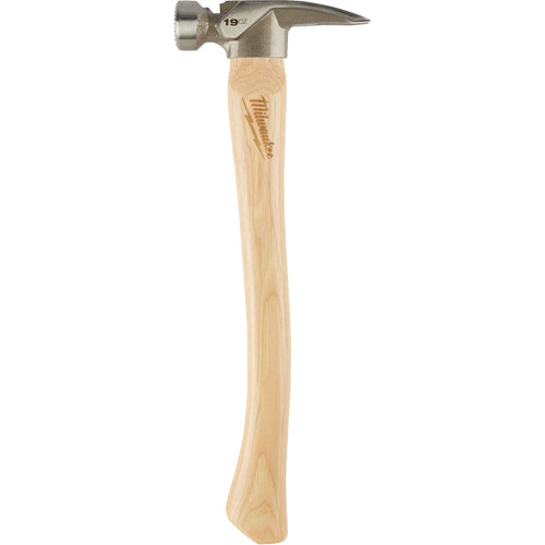 Milled Face Framing Hammer, 19 oz., Wood Handle, 16" L R.M.G. Prévention