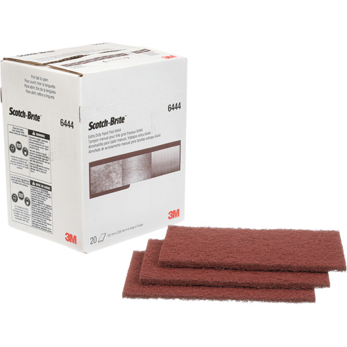 Scotch-Brite Extra-Duty Hand Pad, Aluminum Oxide, 9" x 6", Fine Grit R.M.G. Prévention