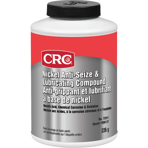 Compos&eacute; lubrifiant antigrippage au nickel, 226 g, 425°F (218°C) temp&eacute;rature efficace max. R.M.G. Prévention