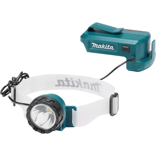 Lampe frontale sans fil LXT 18 V, DEL, 100 lumens, 33 hres de fonctionnement, piles Rechargeable R.M.G. Prévention