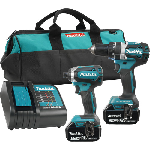 LXT&reg; 2-Tool Brushless Motor Combo Kit, 18 V R.M.G. Prévention