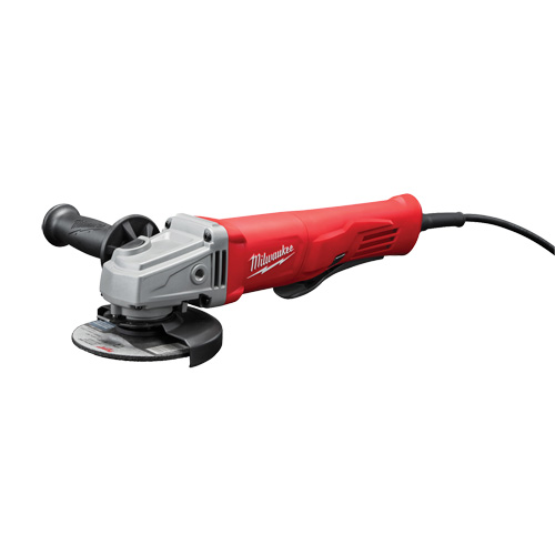 Petite meuleuse d'angle avec interrupteur &agrave; palette verrouillable, 4-1/2", 120 V, 11 A, 12 000 Tr/min R.M.G. Prévention