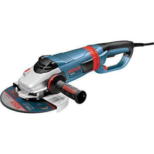 High Performance Large Angle Grinder, 9", 120 V, 15 A, 6500 RPM R.M.G. Prévention
