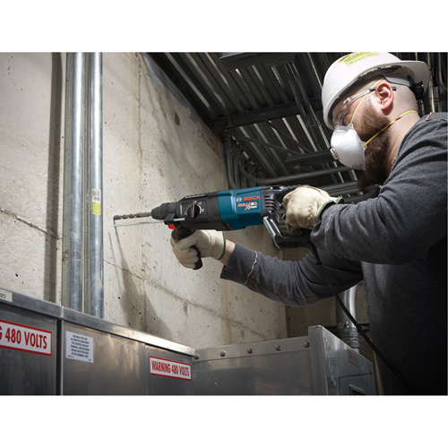 SDS-Plus&reg; Bulldog Xtreme Rotary Hammer, 3/16" - 5/8", 8 A, 0-5800 BPM, 0-1300 RPM, 2.0 ft.-lbs. R.M.G. Prévention