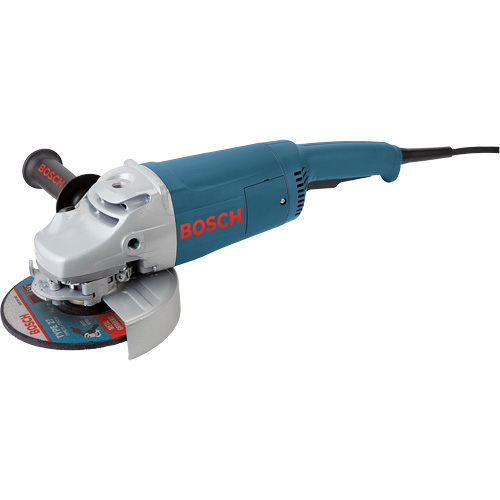 Large Angle Grinder with Rat Tail Handle, 7", 120 V, 15 A, 6500 RPM R.M.G. Prévention