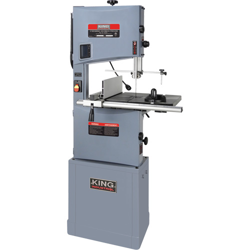 2-Speed 14" Wood Band Saw, Vertical, 120 V, 1476 SFPM/3280 SFPM R.M.G. Prévention
