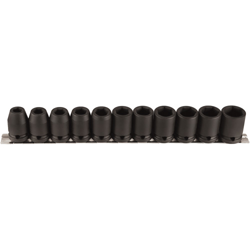 Jeu de douilles, 11 Mcx, Chocs, Prise de 1/2" R.M.G. Prévention
