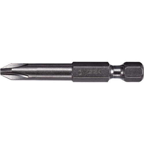 Power Bit, Phillips, #2 Tip, 1/4" Drive Size, 2-3/4" Length R.M.G. Prévention