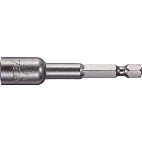 Nutsetter, 5/16" Tip, 1/4" Drive, 2-9/16" L, Magnetic R.M.G. Prévention