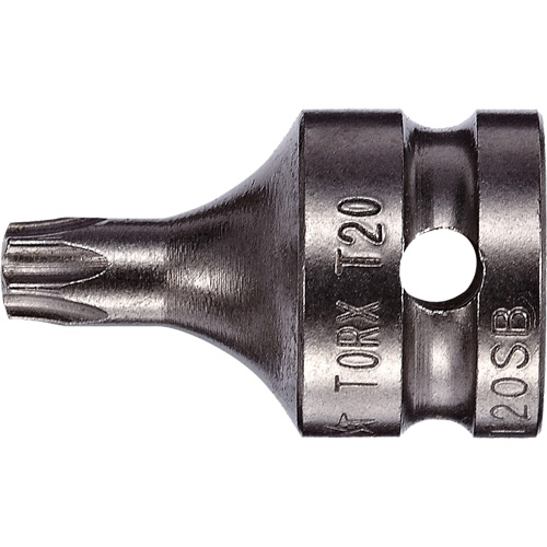 Embout &agrave; ins&eacute;rer, Torx inviolable, 8 x 3/4" lo, Prise 1/4" R.M.G. Prévention