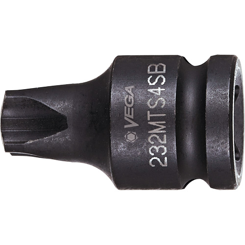Embout &agrave; ins&eacute;rer, Mortorq Super, 4 x 1-1/4" lo, Prise 3/8" R.M.G. Prévention
