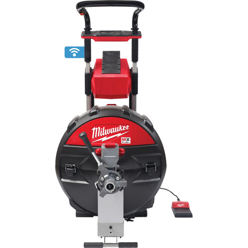 Machine &agrave; tambour d&eacute;gout MX Fuel avec PowerTredz, &eacute;lectrique, 5/8" x 100' et 3/4" x 100' R.M.G. Prévention