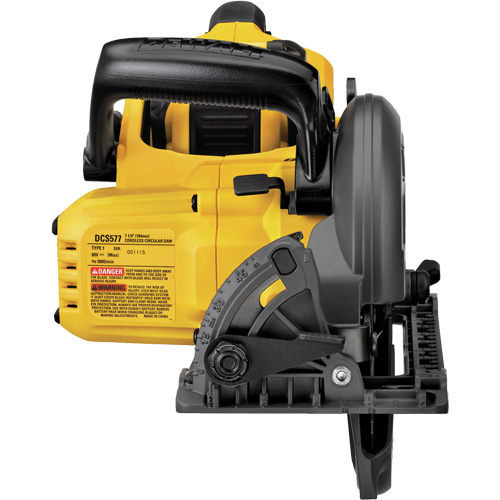 FlexVolt&reg; Worm Drive Style Saw Kit, 7-1/4", 60 V R.M.G. Prévention