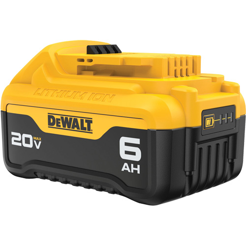 Max XR&reg; Premium Battery Pack, Lithium-Ion, 20 V, 6 Ah R.M.G. Prévention